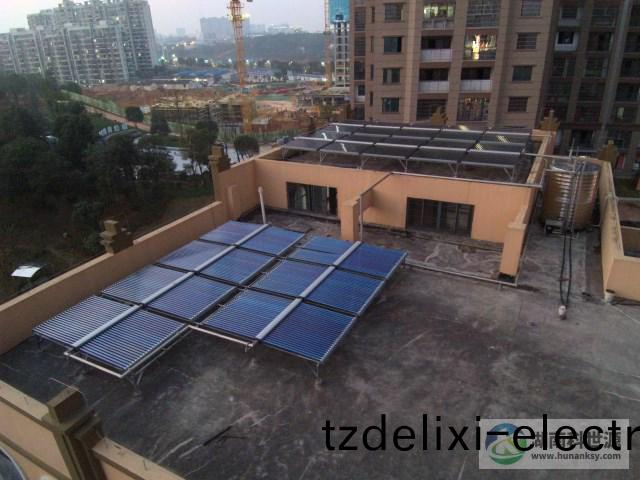 朢城山水藍天項目幼兒園太陽能熱(re)水係統