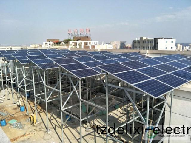 華堃(kun)時代項目33.66KW分佈式光伏髮電係統