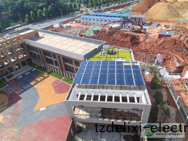 湘府世紀住宅小區二期C區幼兒園太陽能熱水係統工程