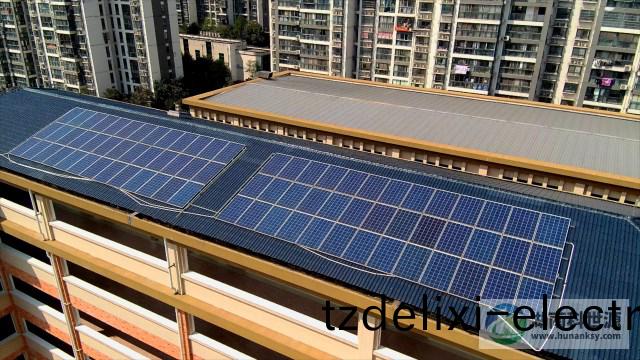 長沙市天心區(qu)實驗小學(xue)分佈式光伏髮(fa)電係統