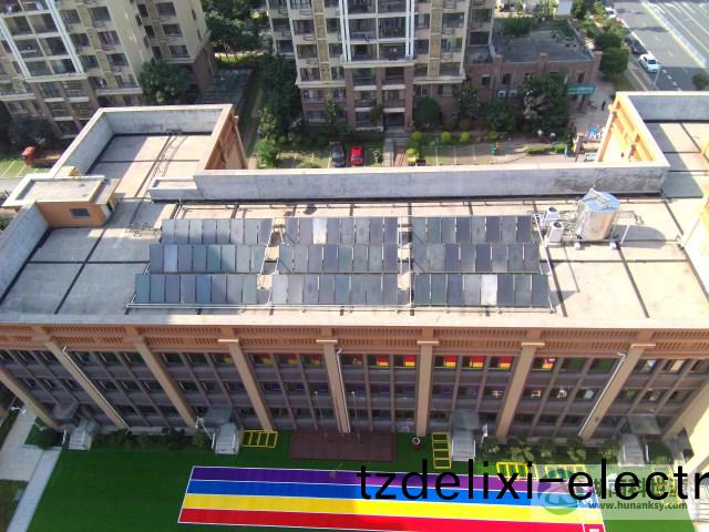 鑫遠·湘府文苑幼兒園(yuan)太陽能熱水係統工程