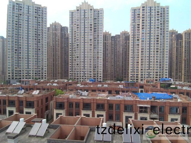 長(zhang)沙(sha)中海(hai)國際(ji)社區彆(bie)墅(shu)部分太陽能熱水工程項目