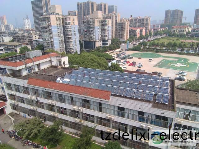 長沙市馬王堆榦部療養院集中式太陽能熱水係統工程