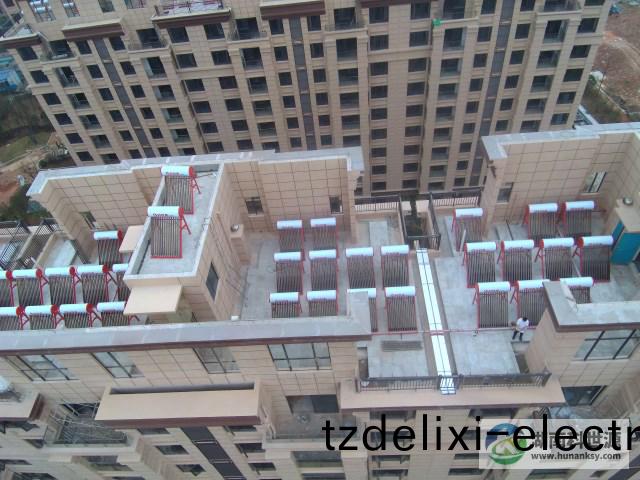 恆泰·湘壹府1.1期太陽能(neng)熱水工程