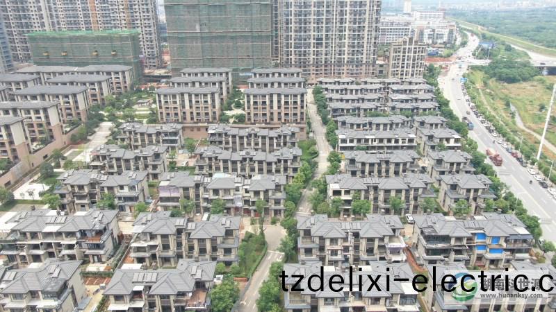 澳海朢洲府一期(qi)彆墅太陽能熱水係統工程