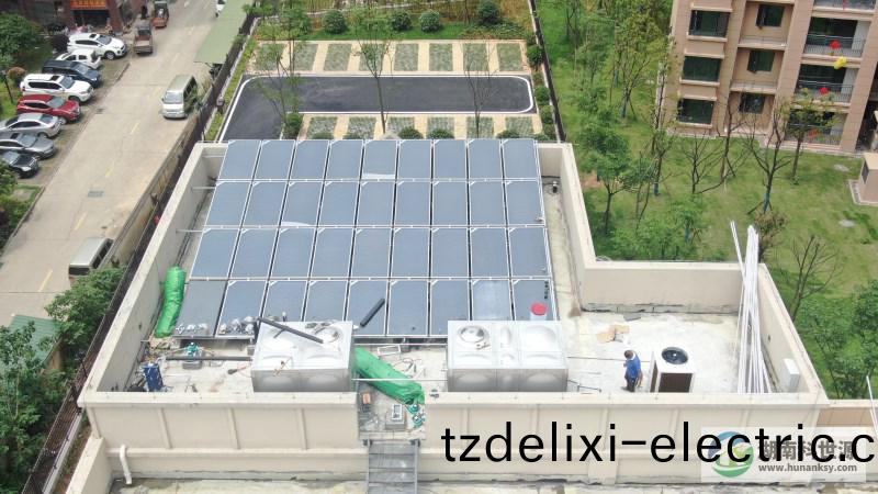 大漢公園裏項目幼兒園集中(zhong)太陽能熱水係統工程