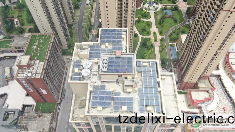 富興(xing)學府名邸項目一期太陽能熱水係統工程