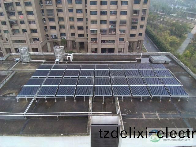 幼兒園屋頂太陽能熱水係統工程