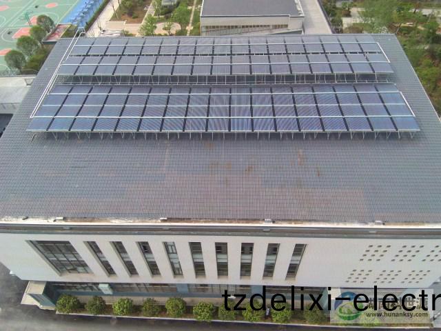 太陽能平舖大串聯熱水循環係統