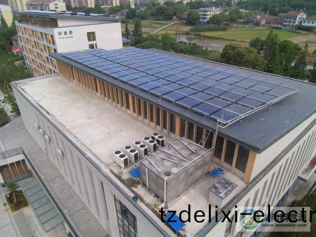 太陽能+空氣能熱水係統