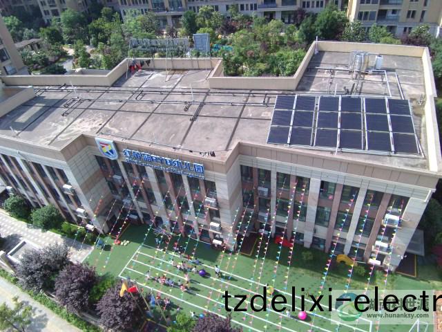 幼兒園太(tai)陽能熱水係統