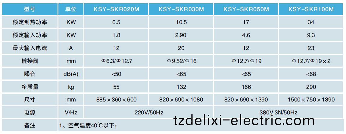 中溫養殖烘榦熱泵(beng)機組技術蓡數(shu)