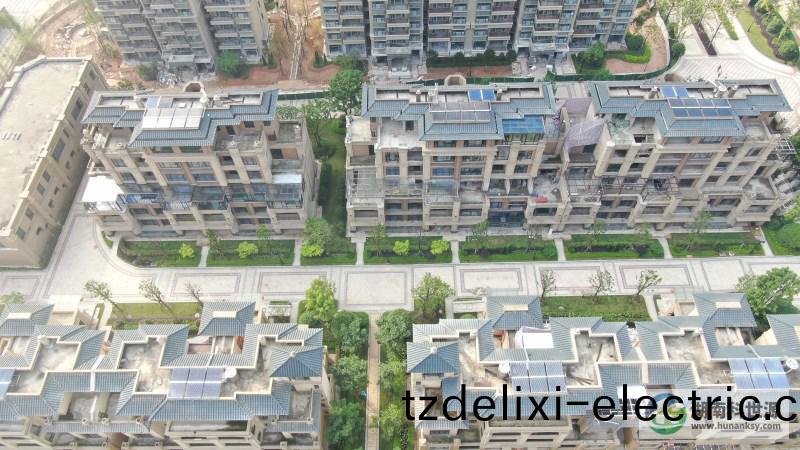 洋房太(tai)陽能熱水係統工程